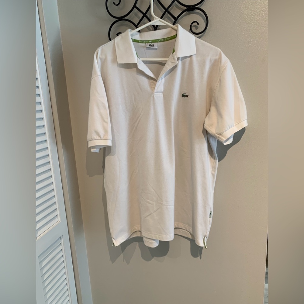 Lacoste Pique Cotton Polo Men’s Size 8